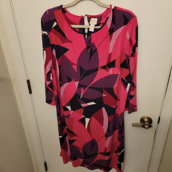 Chico's Size 4 XXL Multicolor Dress - Picture 1 of 3